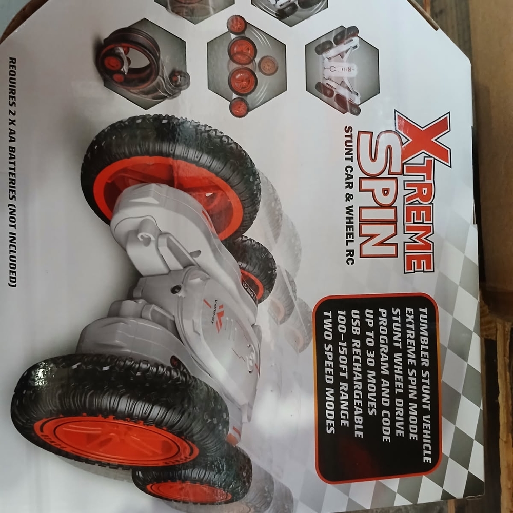 Stunt Car - Red and Gray